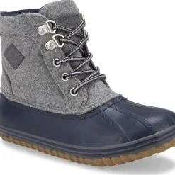 Boots|Big Kid (sizes 10.5 & up)^Sperry Big Kid's Bowline Boot Grey/Navy