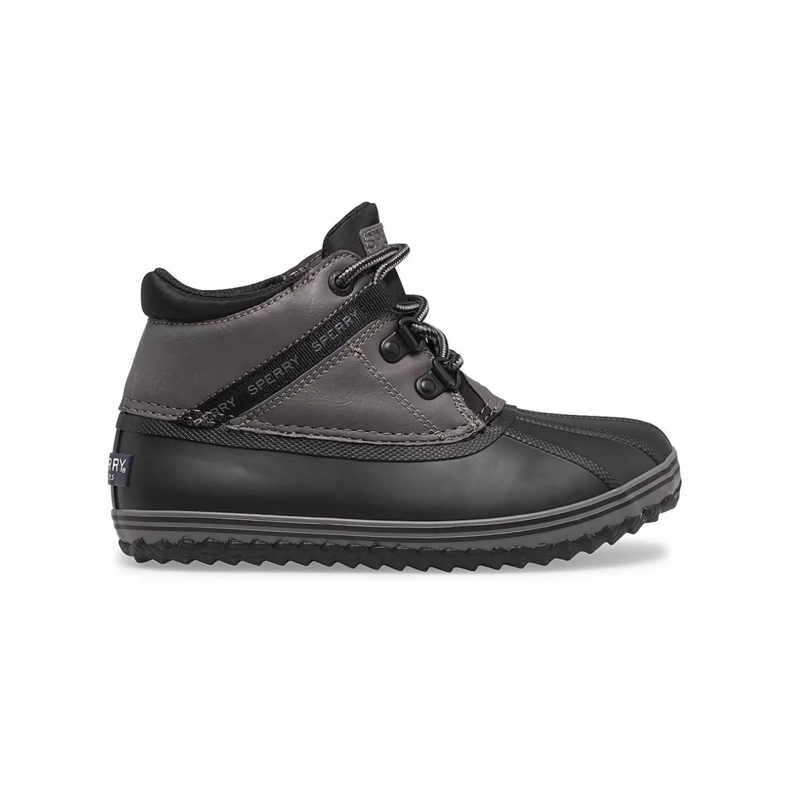 Boots|Big Kid (sizes 10.5 & up)^Sperry Big Kid's Bowline Storm Boot Black/Charcoal