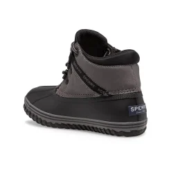 Boots|Big Kid (sizes 10.5 & up)^Sperry Big Kid's Bowline Storm Boot Black/Charcoal