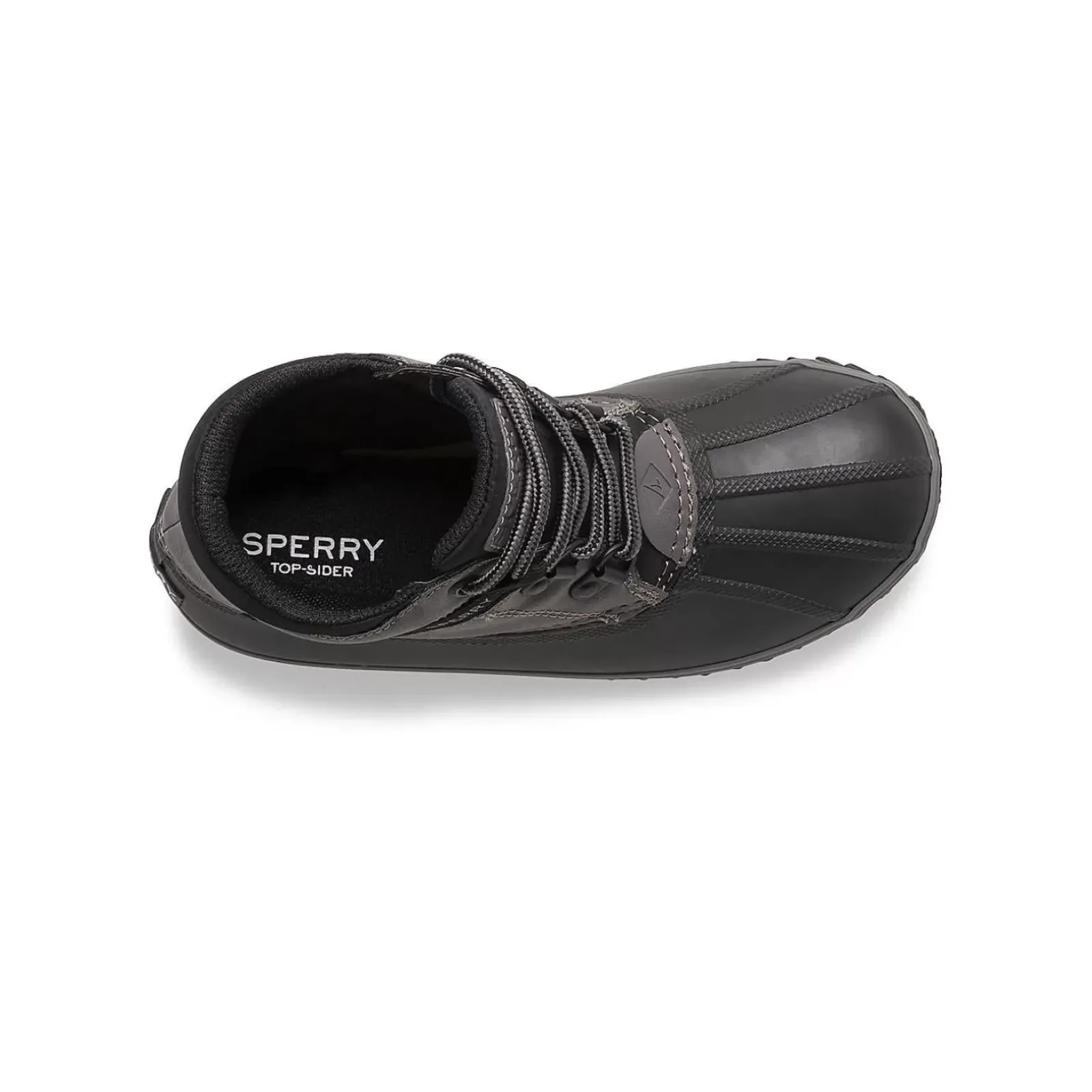 Boots|Big Kid (sizes 10.5 & up)^Sperry Big Kid's Bowline Storm Boot Black/Charcoal