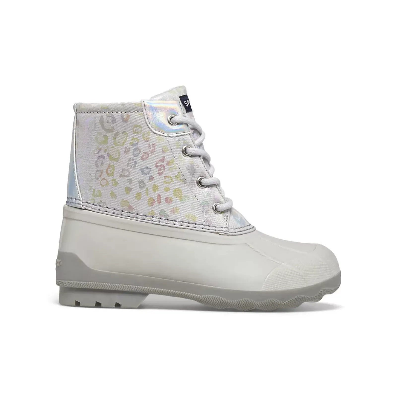 Boots^Sperry Big Kid's Port Boot Grey Animal