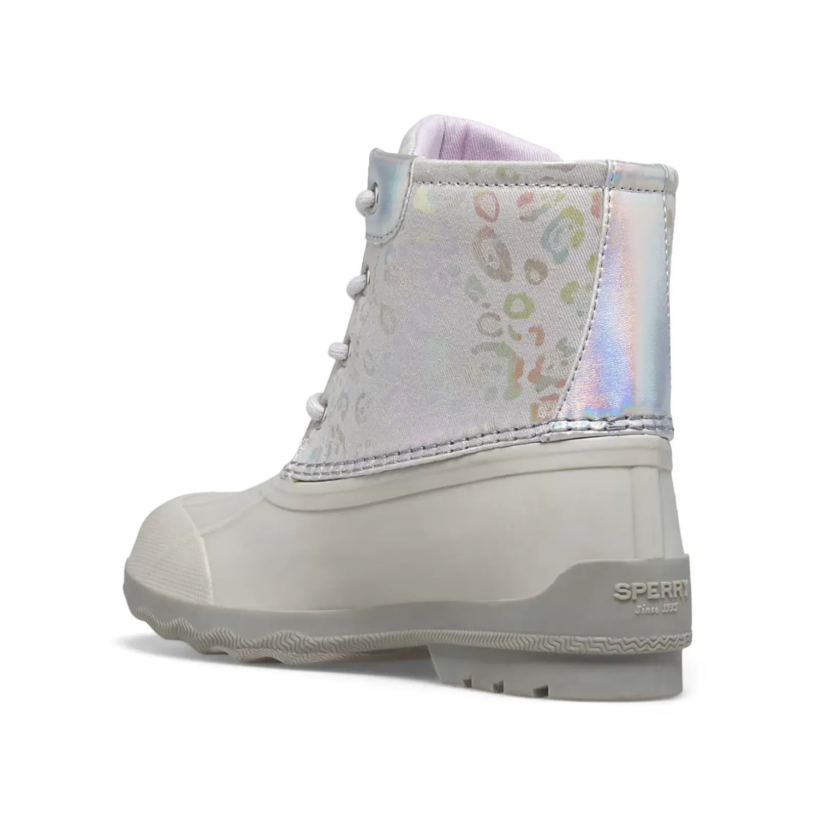 Boots^Sperry Big Kid's Port Boot Grey Animal