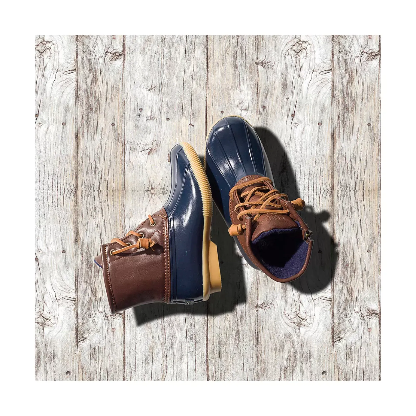 Boots|Big Kid (sizes 10.5 & up)^Sperry Big Kid's Saltwater Duck Boot Navy
