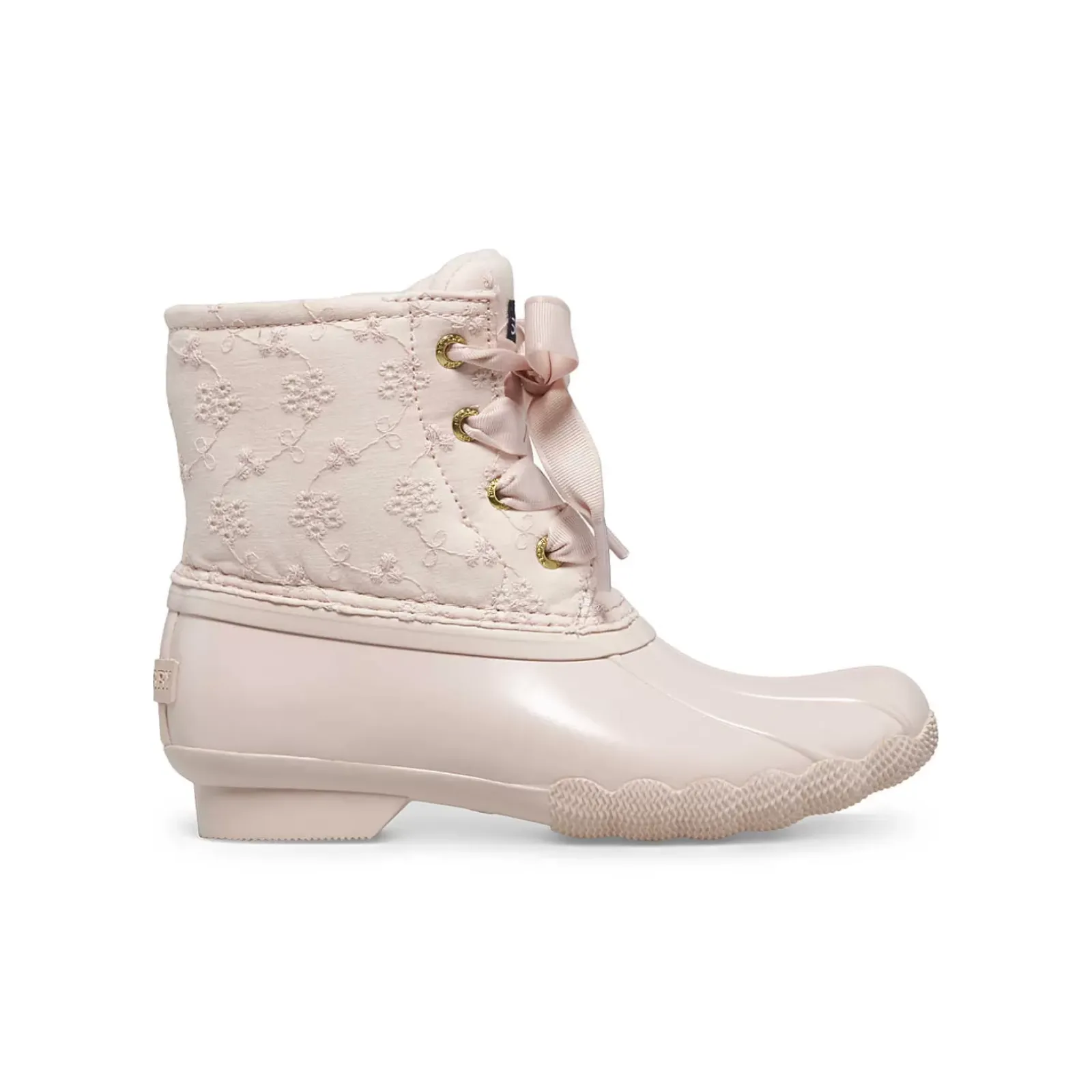 Boots|Big Kid (sizes 10.5 & up)^Sperry Big Kid's Saltwater Duck Boot Pink/Pink
