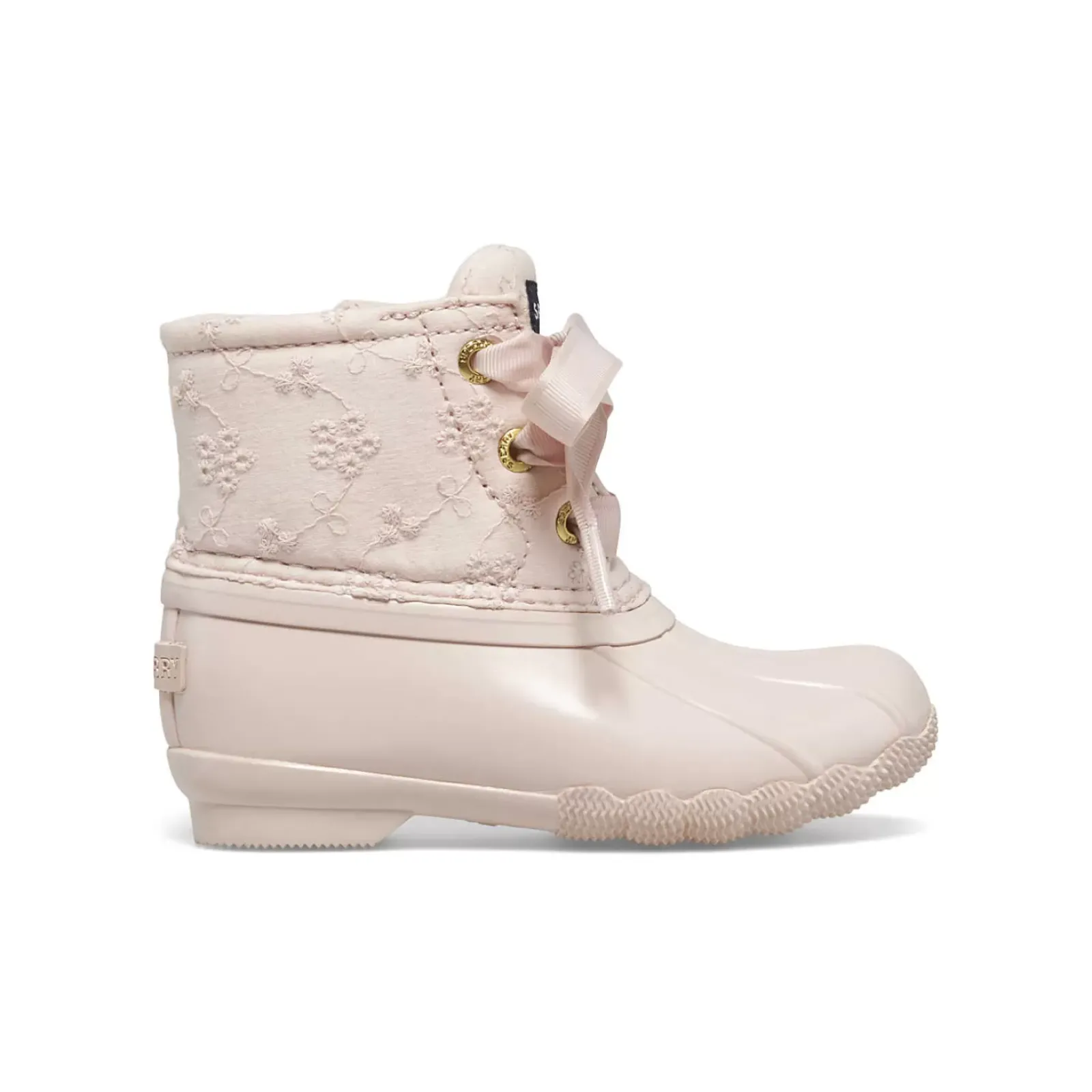 Boots|Big Kid (sizes 10.5 & up)^Sperry Big Kid's Saltwater Junior Duck Boot Pink/Pink