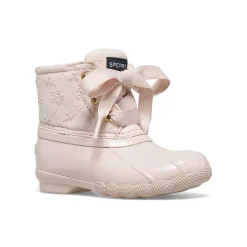 Boots|Big Kid (sizes 10.5 & up)^Sperry Big Kid's Saltwater Junior Duck Boot Pink/Pink