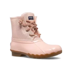 Boots|Big Kid (sizes 10.5 & up)^Sperry Big Kid's Saltwater Sparkle Duck Boot Blush Shimmer