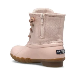 Boots|Big Kid (sizes 10.5 & up)^Sperry Big Kid's Saltwater Sparkle Duck Boot Blush Shimmer