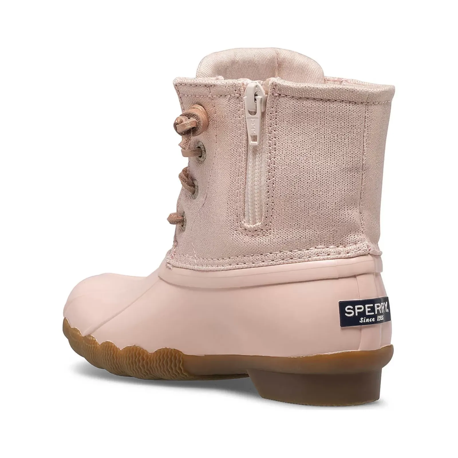 Boots|Big Kid (sizes 10.5 & up)^Sperry Big Kid's Saltwater Sparkle Duck Boot Blush Shimmer