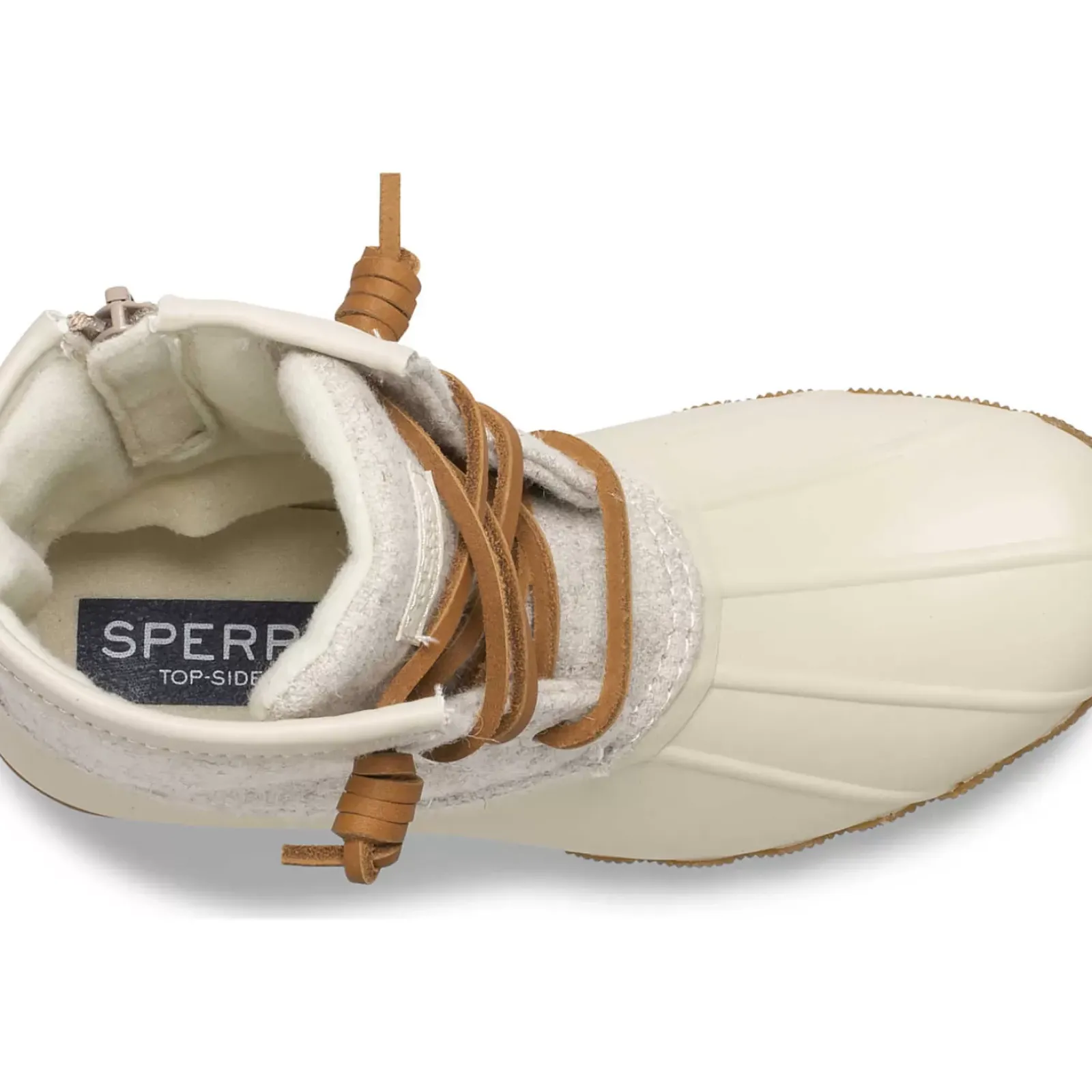 Boots|Big Kid (sizes 10.5 & up)^Sperry Big Kid's Saltwater Wool Duck Boot Oat
