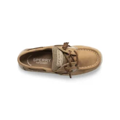 Boat Shoes|Boat Shoes^Sperry Big Kid's Songfish Boat Shoe Linen / Oat
