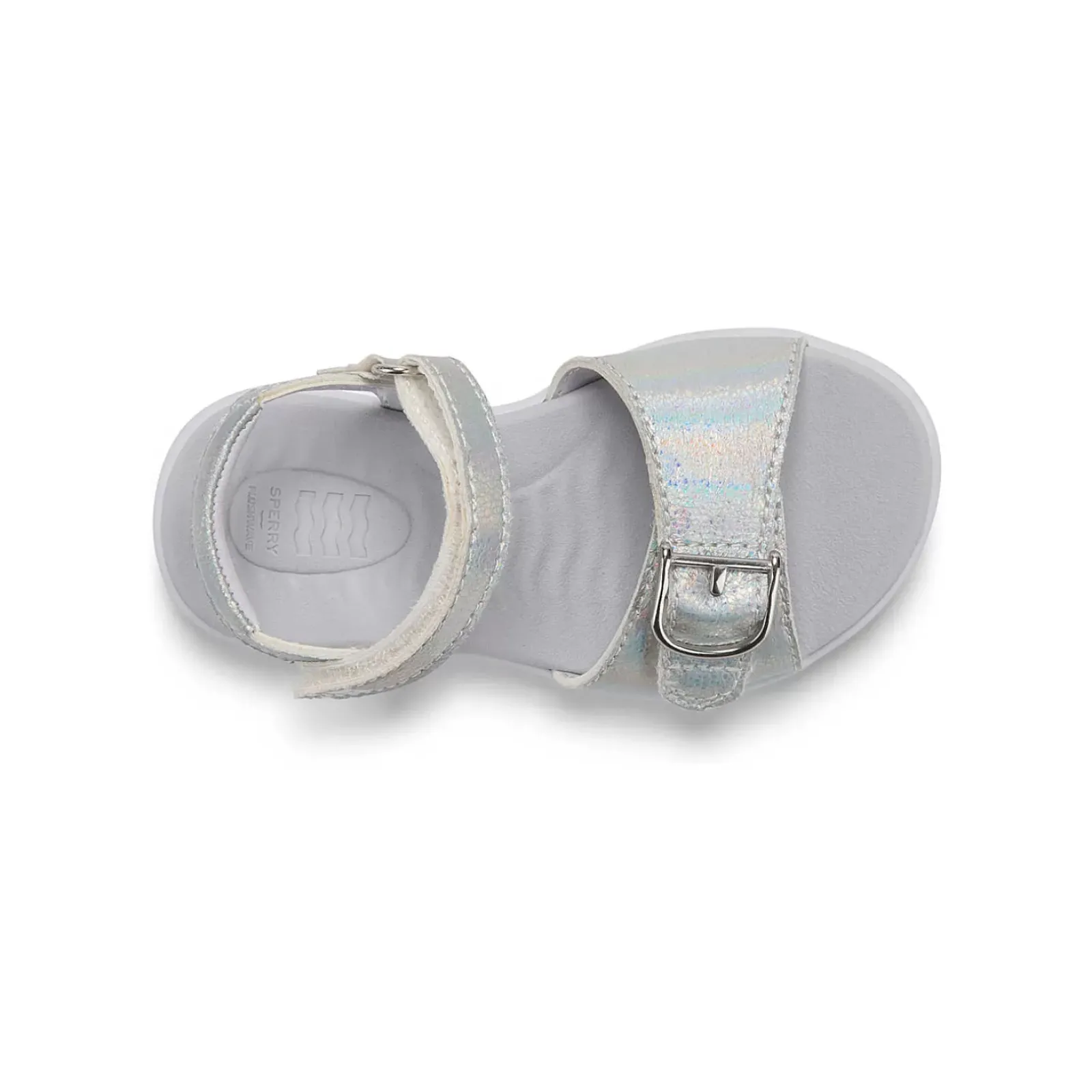 Sandals|Little Kid (sizes 1-10)^Sperry Little Kid's Galley PLUSHWAVE™ Sandal Silver