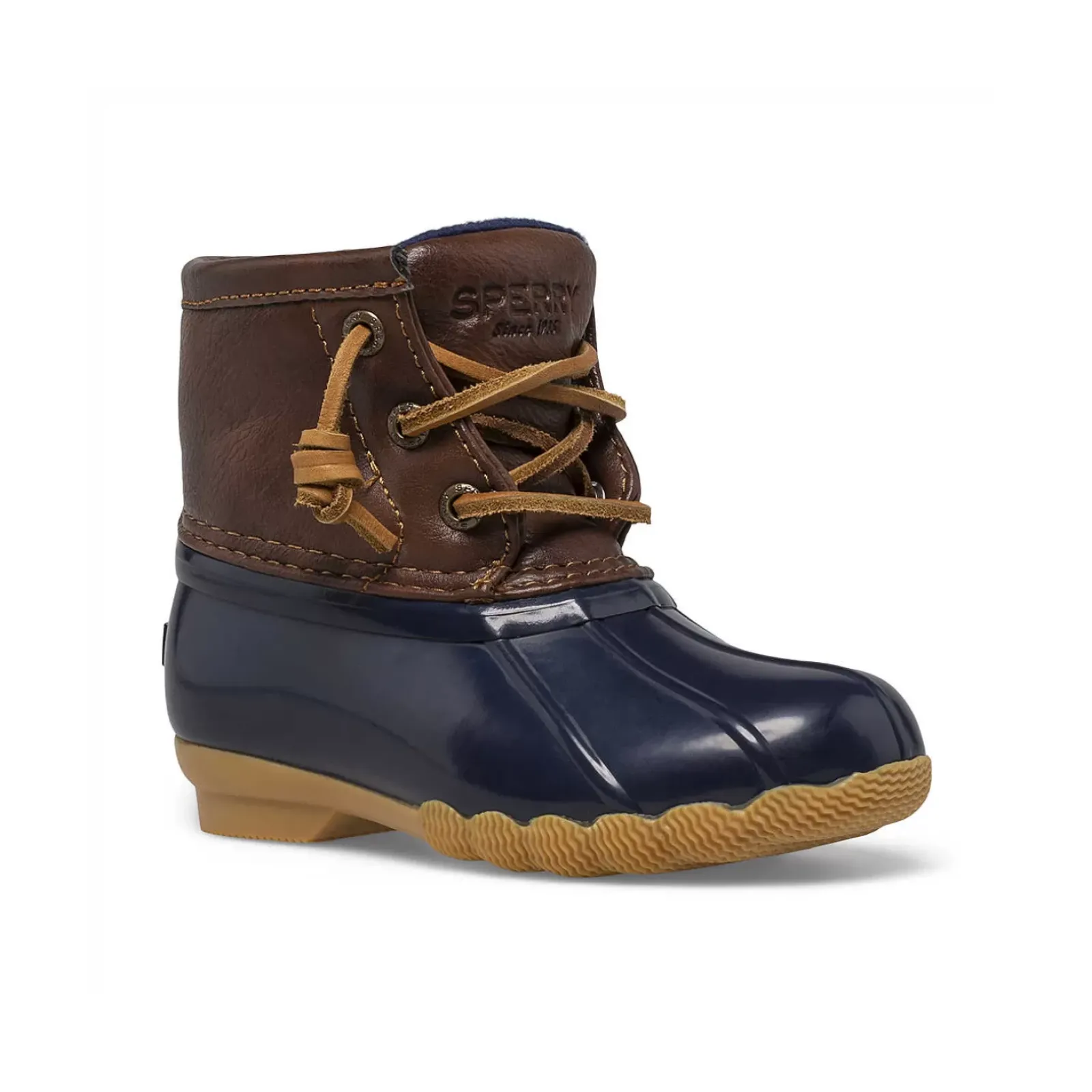 Boots|Little Kid (sizes 1-10)^Sperry Little Kid's Saltwater Duck Boot Navy
