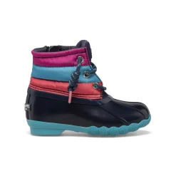 Boots|Little Kid (sizes 1-10)^Sperry Little Kid's Saltwater Junior Duck Boot Navy Multi