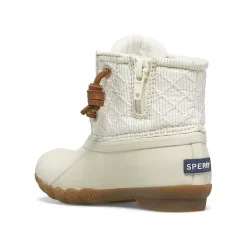 Boots|Little Kid (sizes 1-10)^Sperry Little Kid's Saltwater Junior Duck Boot Ivory/Gold