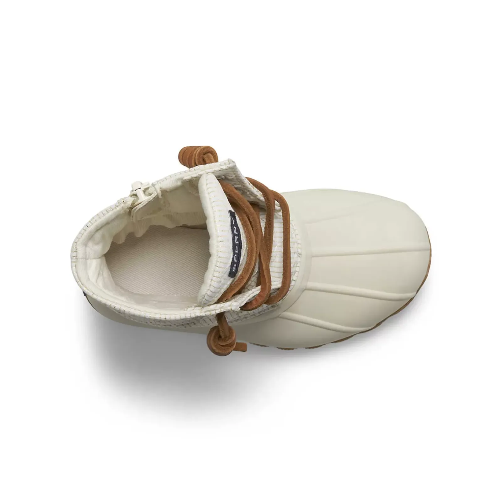Boots|Little Kid (sizes 1-10)^Sperry Little Kid's Saltwater Junior Duck Boot Ivory/Gold
