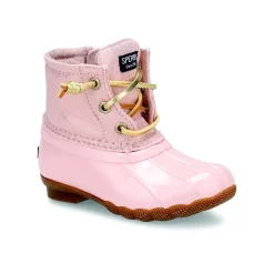 Boots|Little Kid (sizes 1-10)^Sperry Little Kid's Saltwater Sparkle Duck Boot Blush Shimmer