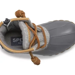 Boots^Sperry Little Kid's Saltwater Wool Duck Boot Grey