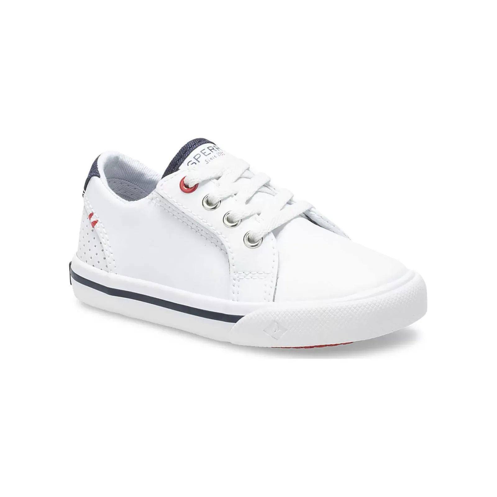 Sneakers|Little Kid (sizes 1-10)^Sperry Little Kid's Striper II LTT Junior Sneaker White