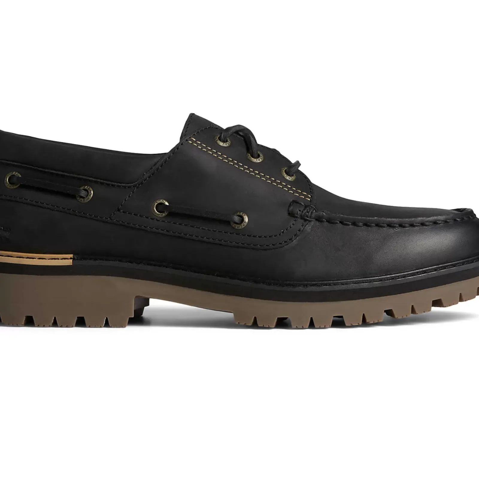 Authentic Original Boat Shoe|Sale^Sperry Men's Authentic Original™ Lug 3-Eye Boat Shoe Black