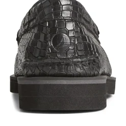 Authentic Original Boat Shoe|Sale^Sperry Men's Authentic Original™ Penny Double Sole Croc Embossed Loafer Black