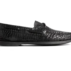 Authentic Original Boat Shoe|Sale^Sperry Men's Authentic Original™ Croc Embossed Boat Shoe Black