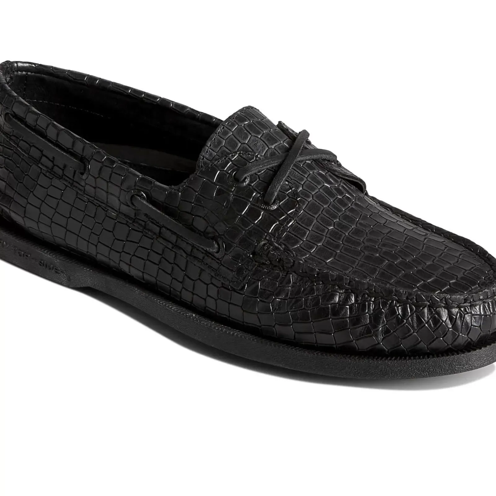 Authentic Original Boat Shoe|Sale^Sperry Men's Authentic Original™ Croc Embossed Boat Shoe Black