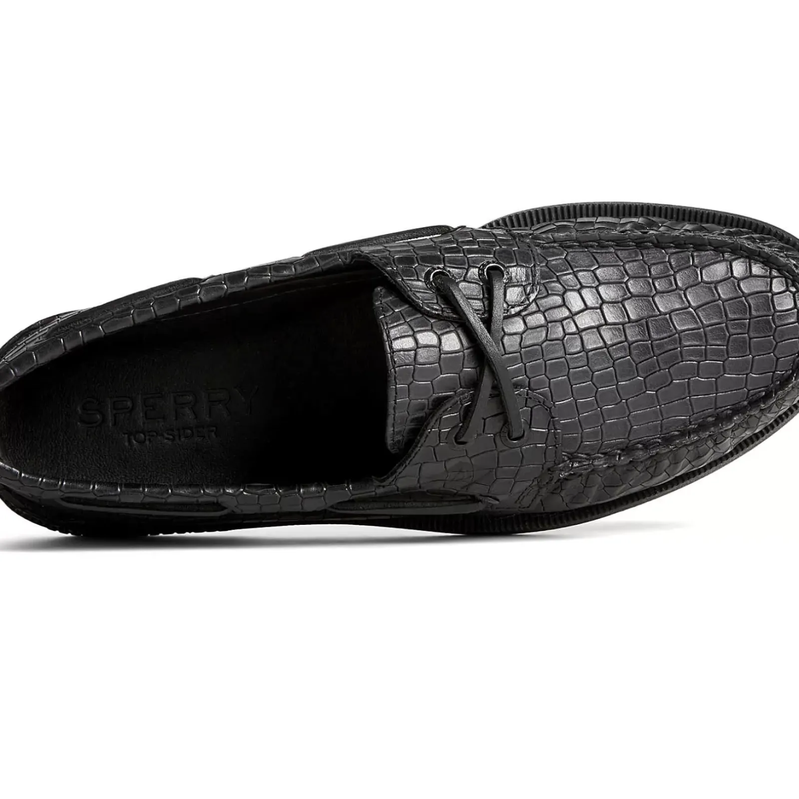 Authentic Original Boat Shoe|Sale^Sperry Men's Authentic Original™ Croc Embossed Boat Shoe Black