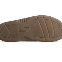 Sandals|Shoes^Sperry Men's Baitfish Leather Flip Flop Taupe