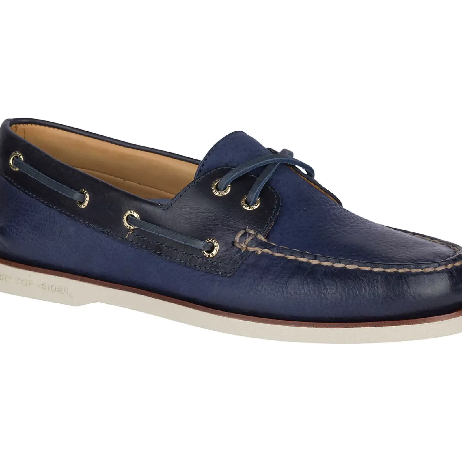 Authentic Original Boat Shoe|Gold Cup Luxury^Sperry Men's Gold Cup™ Authentic Original™ Rivingston Boat Shoe Navy