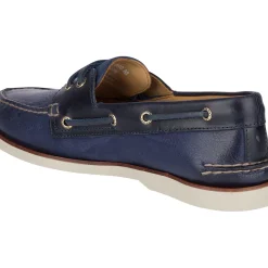 Authentic Original Boat Shoe|Gold Cup Luxury^Sperry Men's Gold Cup™ Authentic Original™ Rivingston Boat Shoe Navy