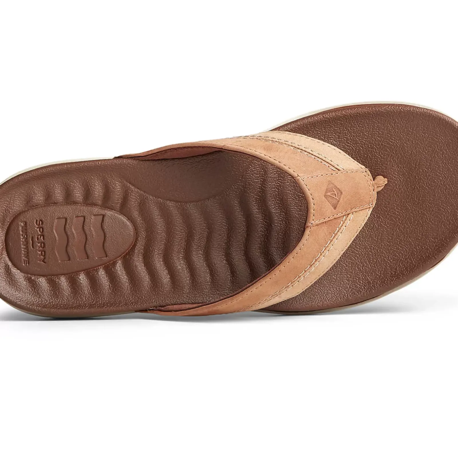 Shoes^Sperry Men's PLUSHWAVE™ Thong Sandal Tan