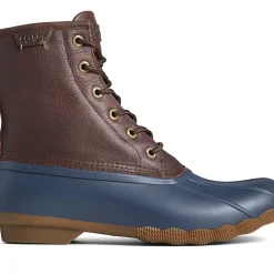 Sale|Rain & Duck Boots^Sperry Men's Saltwater Duck Boot Brown/Navy