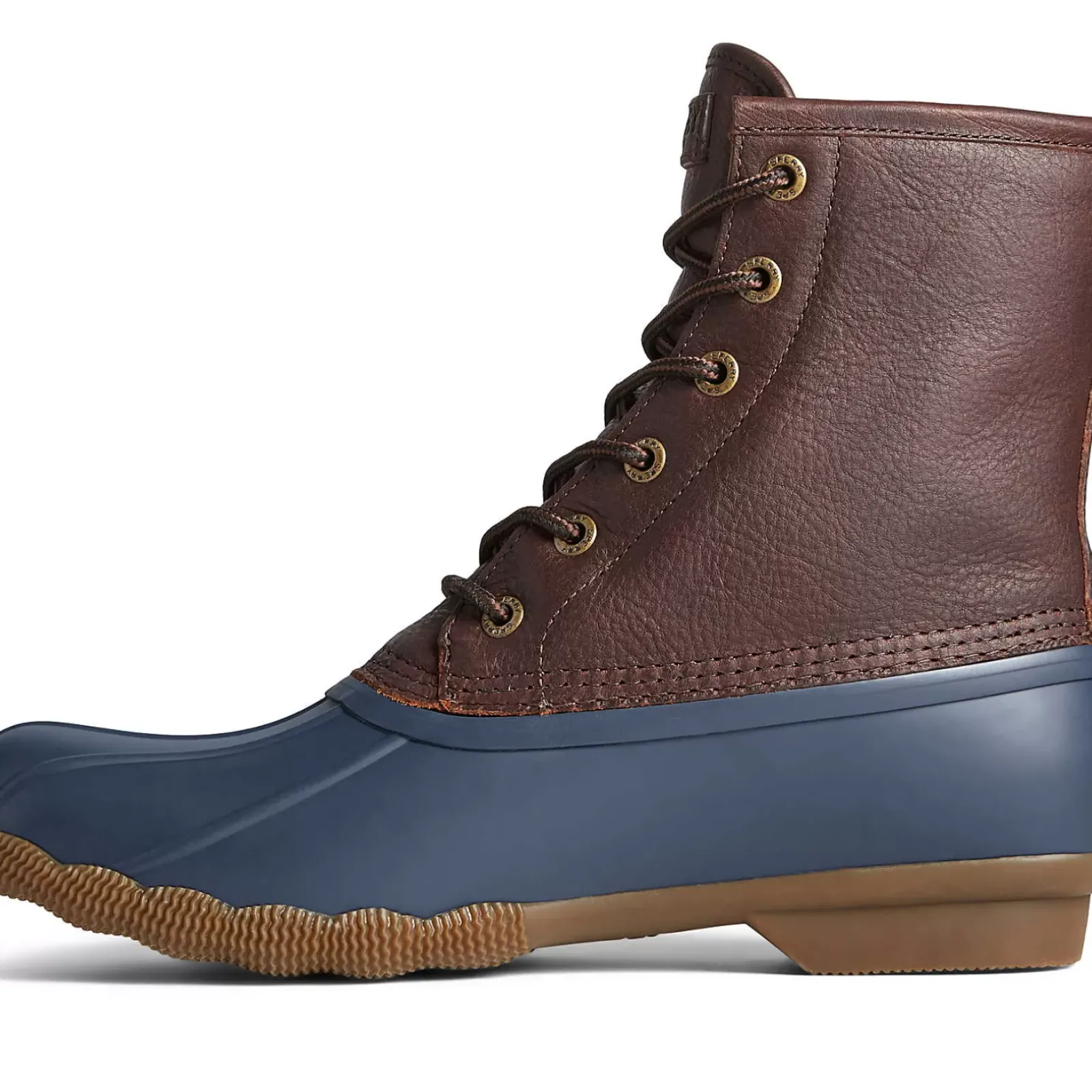 Sale|Rain & Duck Boots^Sperry Men's Saltwater Duck Boot Brown/Navy