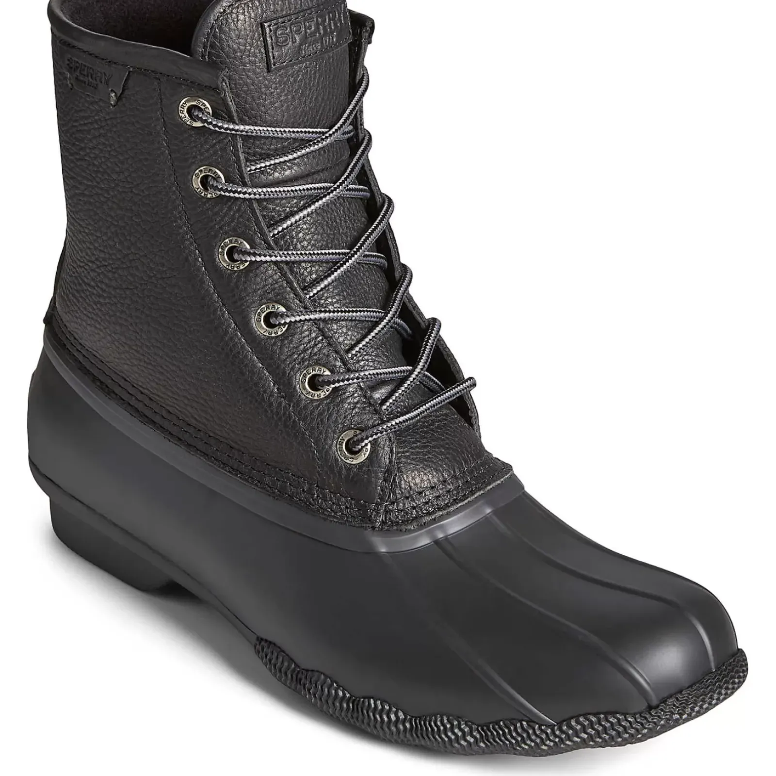 Sale|Rain & Duck Boots^Sperry Men's Saltwater Duck Boot Black/Black