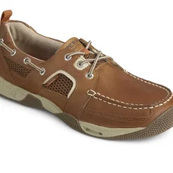 Active|Boat Shoes^Sperry Men's Sea Kite Sport Moc Boat Shoe Dark Tan