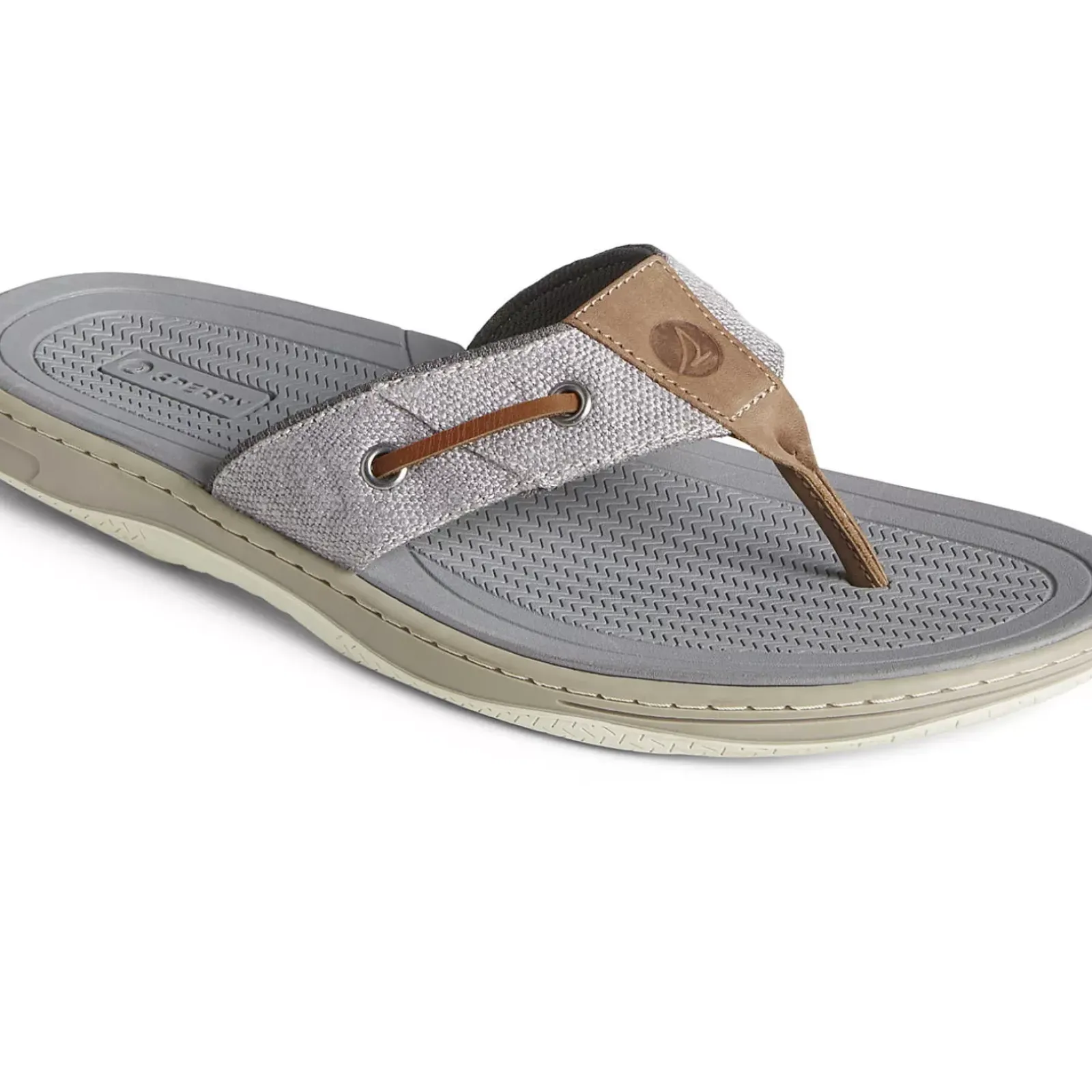 SeaCycled|Sandals^Sperry Men's SeaCycled™ Baitfish Baja Flip Flop Grey