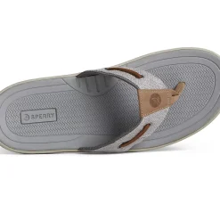 SeaCycled|Sandals^Sperry Men's SeaCycled™ Baitfish Baja Flip Flop Grey