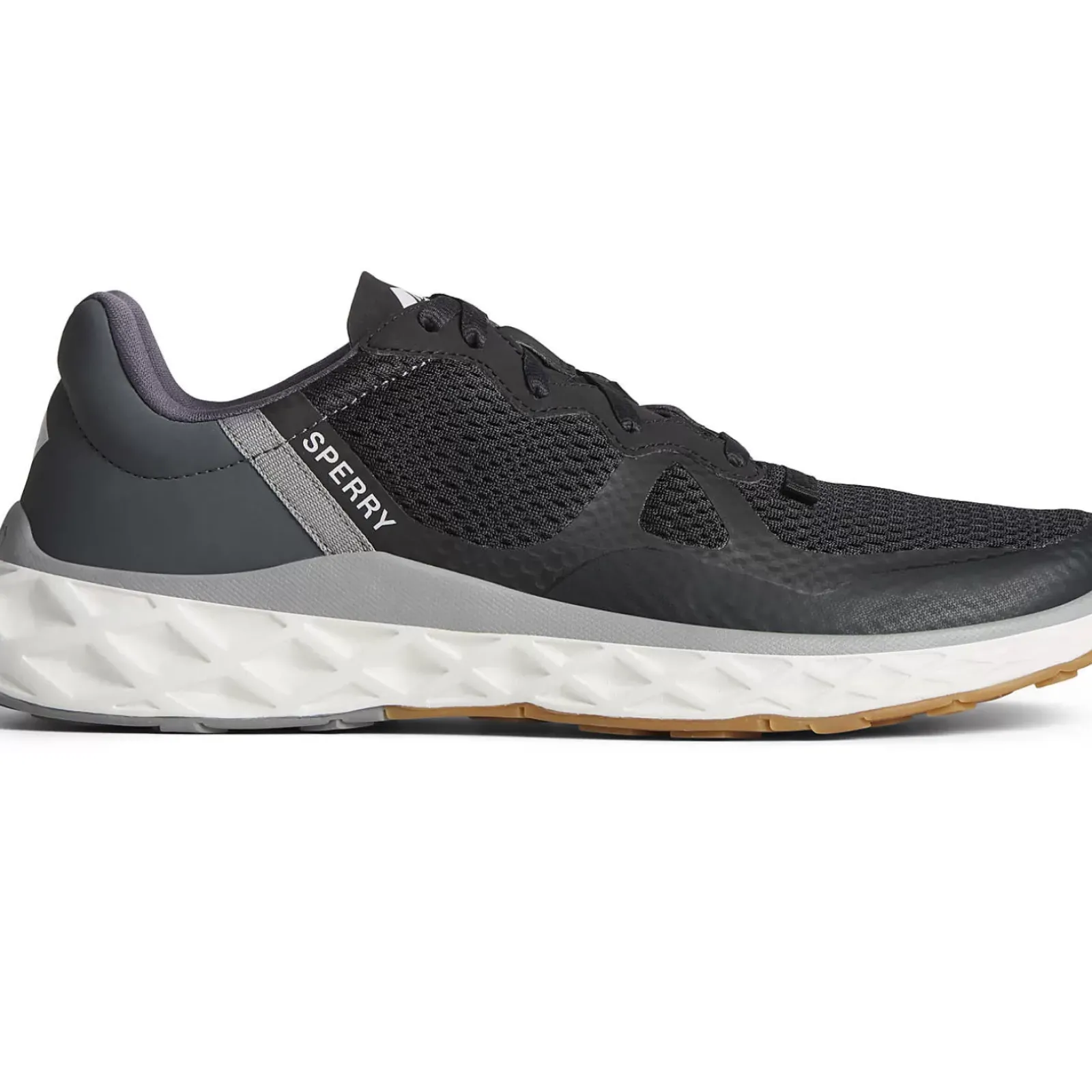 SeaCycled|Active^Sperry Men's SeaCycled™ Headsail Sneaker Black