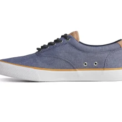 Striper II Sneakers|SeaCycled^Sperry Men's SeaCycled™ Striper II CVO Twill Sneaker Navy