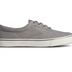 Striper II Sneakers|SeaCycled^Sperry Men's SeaCycled™ Striper II CVO Gingham Sneaker Grey