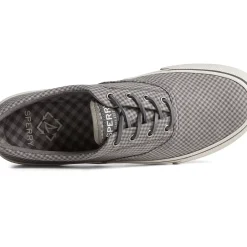 Striper II Sneakers|SeaCycled^Sperry Men's SeaCycled™ Striper II CVO Gingham Sneaker Grey