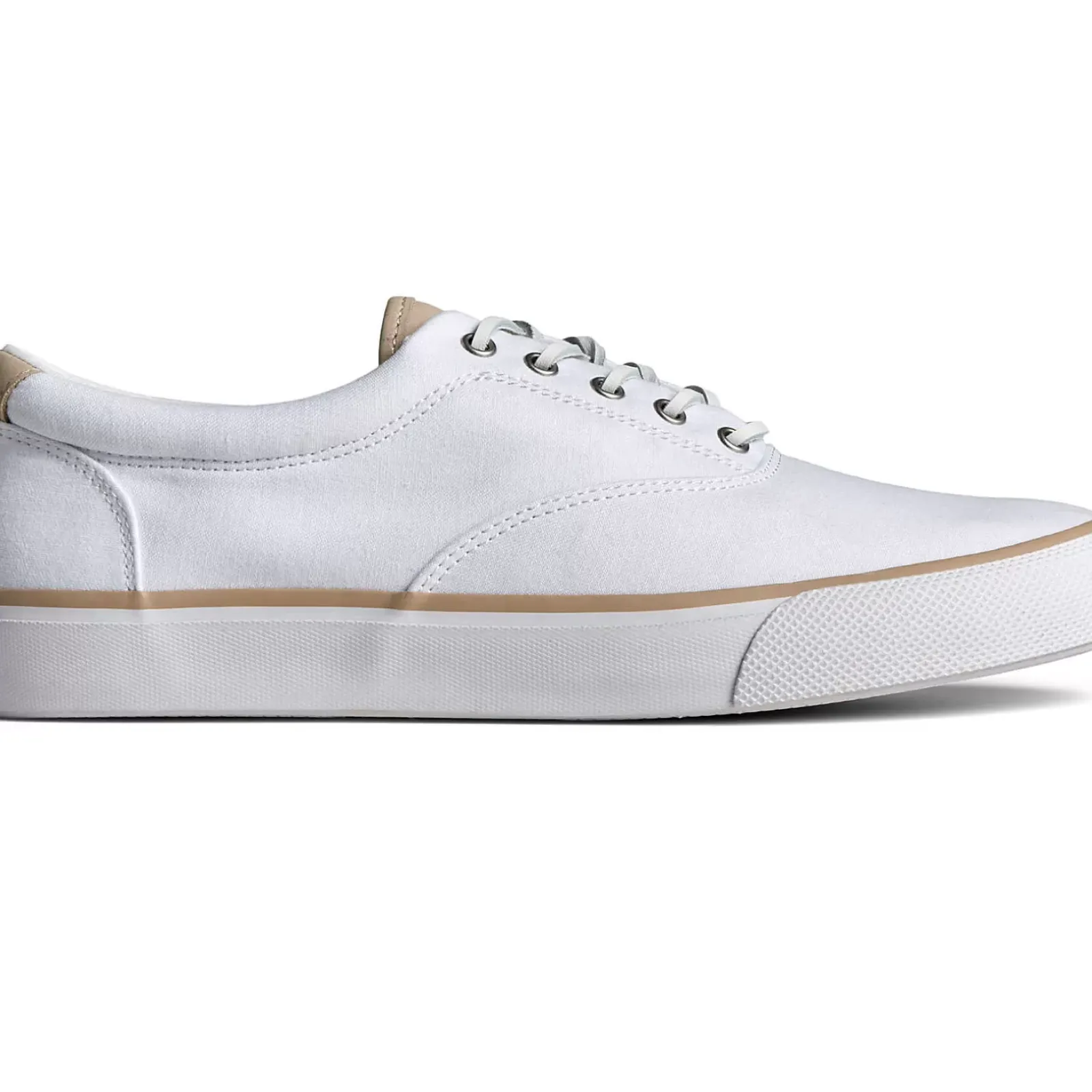 Striper II Sneakers|SeaCycled^Sperry Men's SeaCycled™ Striper II CVO Twill Sneaker White