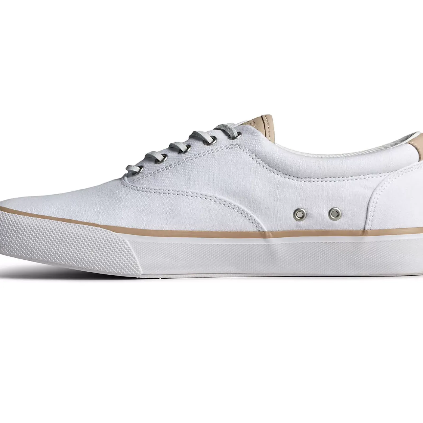 Striper II Sneakers|SeaCycled^Sperry Men's SeaCycled™ Striper II CVO Twill Sneaker White