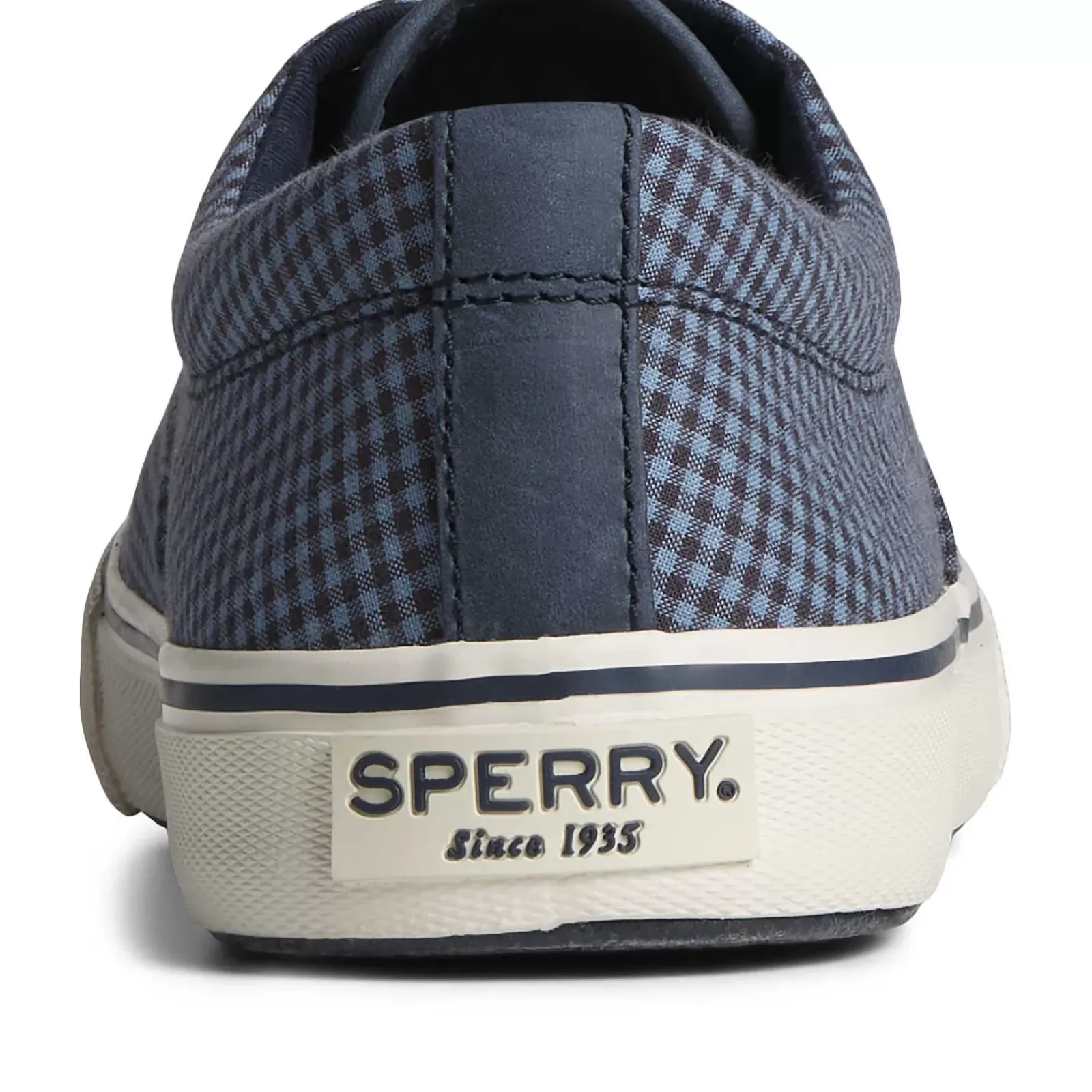 Striper II Sneakers|SeaCycled^Sperry Men's SeaCycled™ Striper II CVO Gingham Sneaker Blue