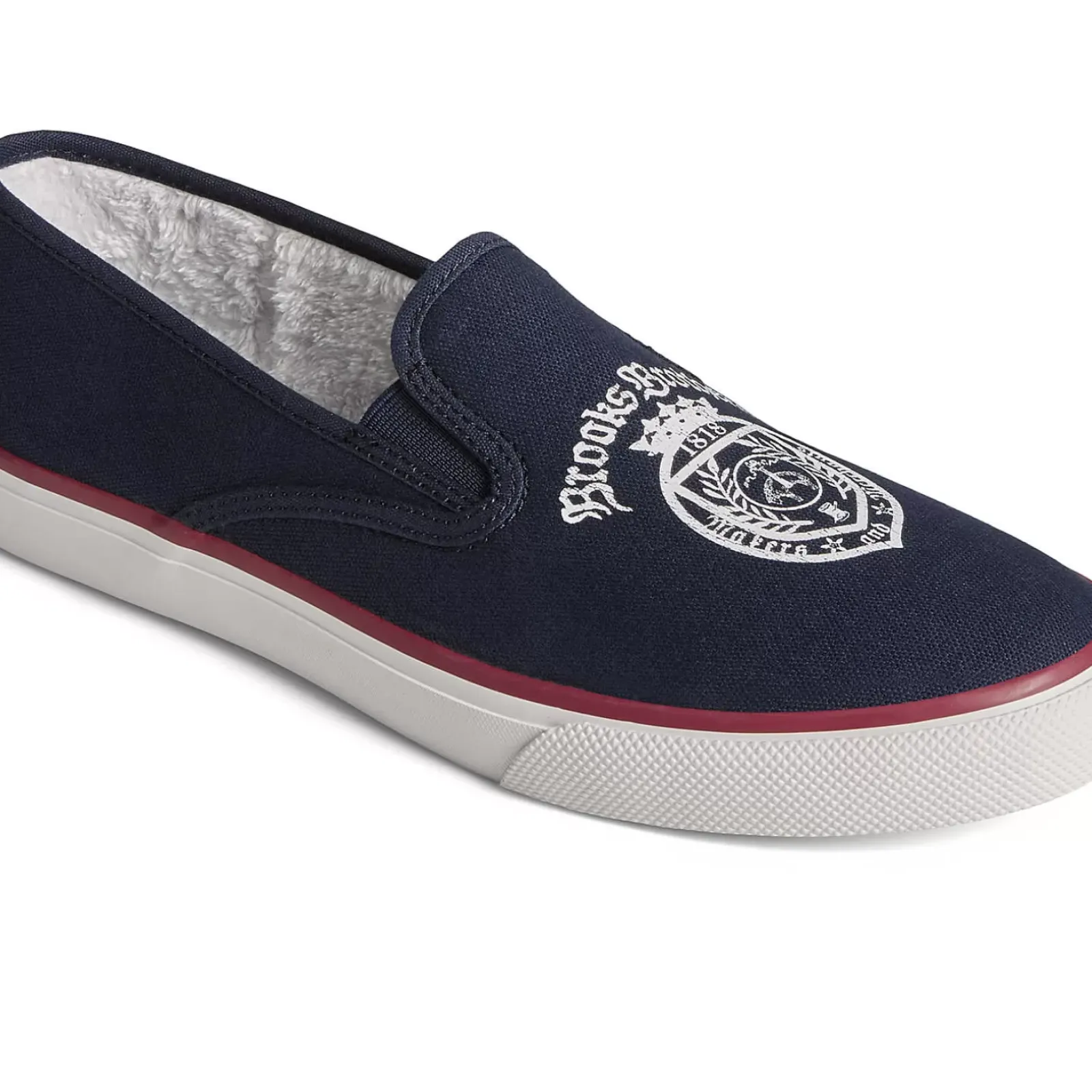 Sale|Sneakers^Sperry Men's x Brooks Brothers Slip On Sneaker Navy