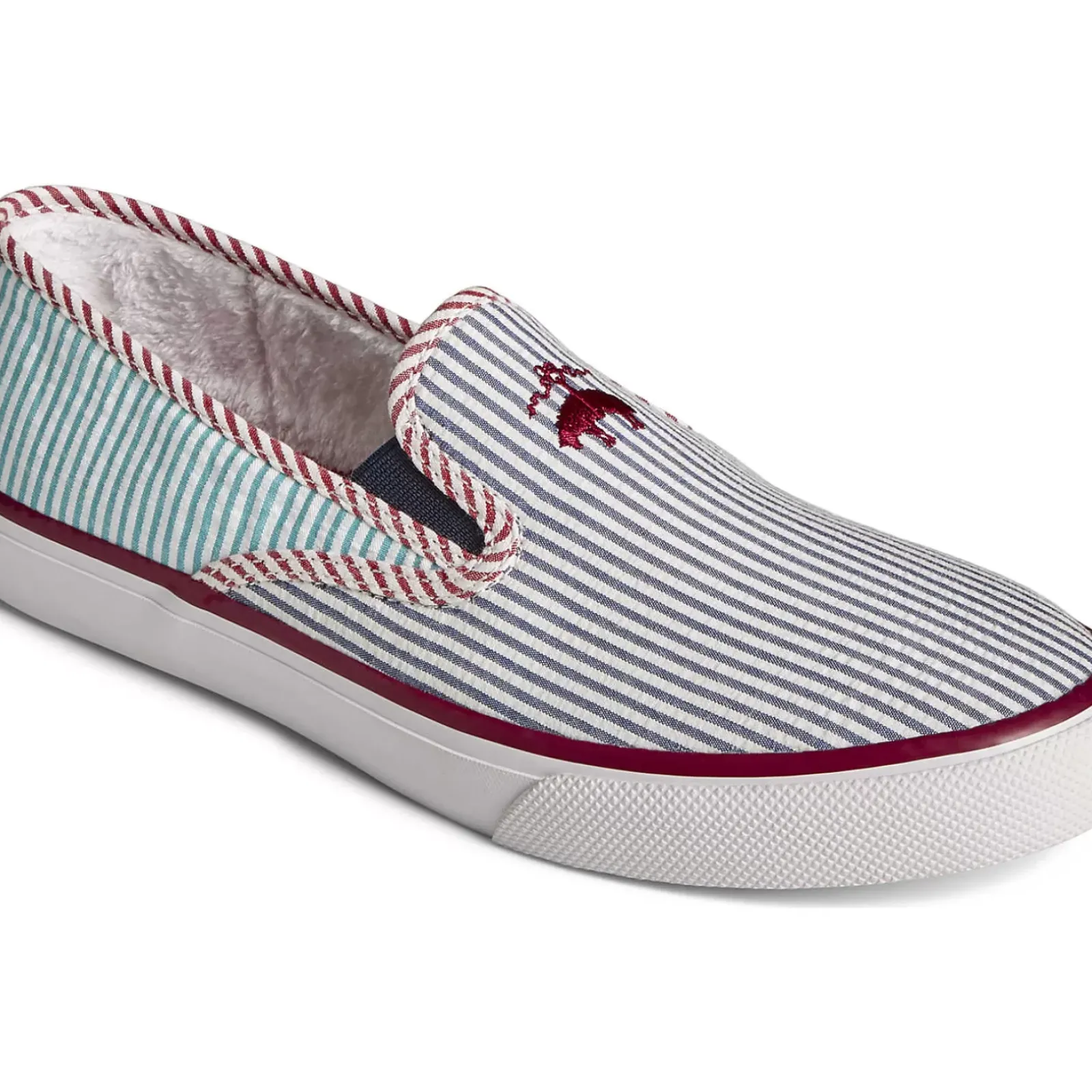 Sale|Sneakers^Sperry Men's x Brooks Brothers Slip On Sneaker Blue Multi