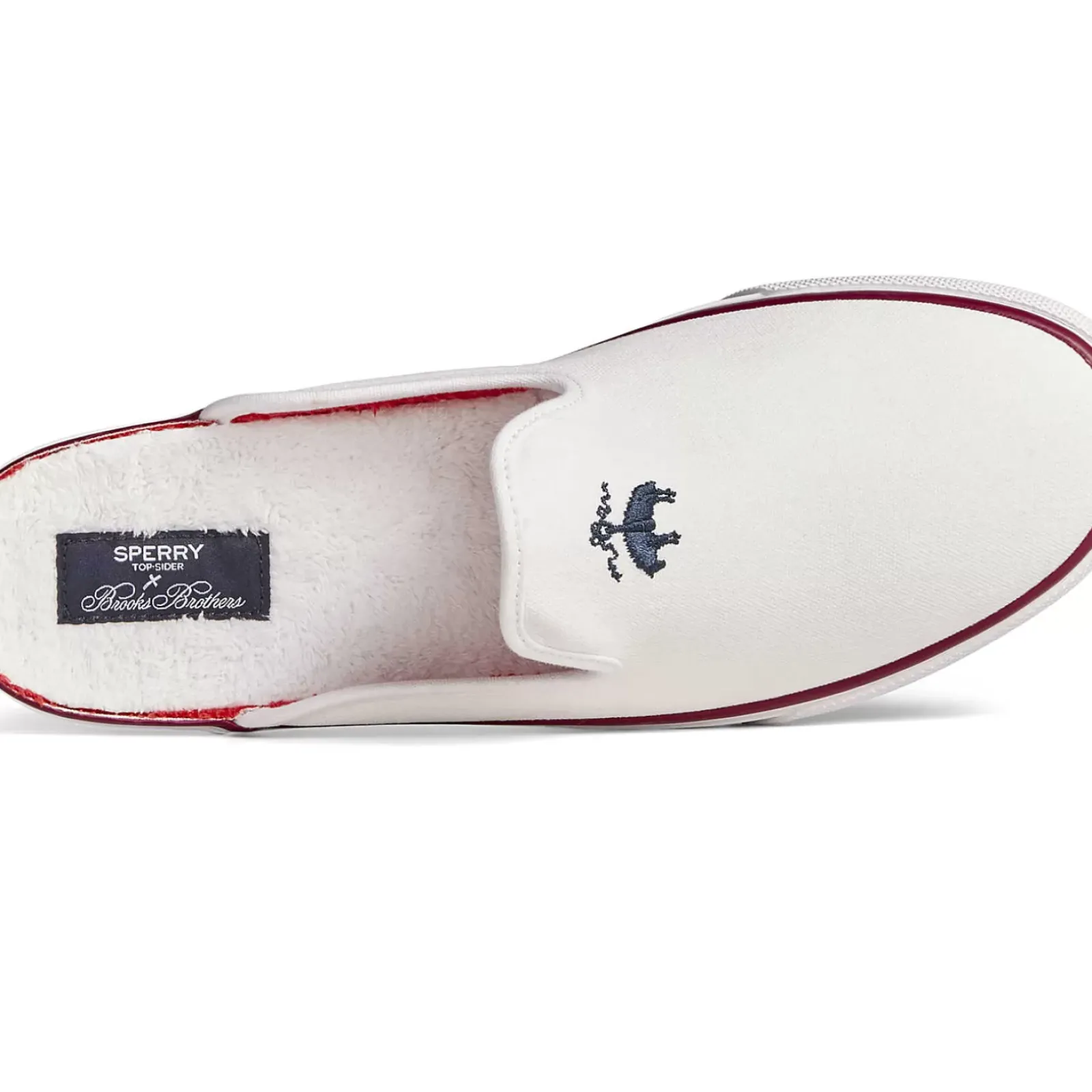 Sale|Loafers & Oxfords^Sperry Men's x Brooks Brothers Mule White