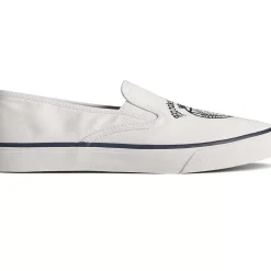 Sale|Sneakers^Sperry Men's x Brooks Brothers Slip On Sneaker White