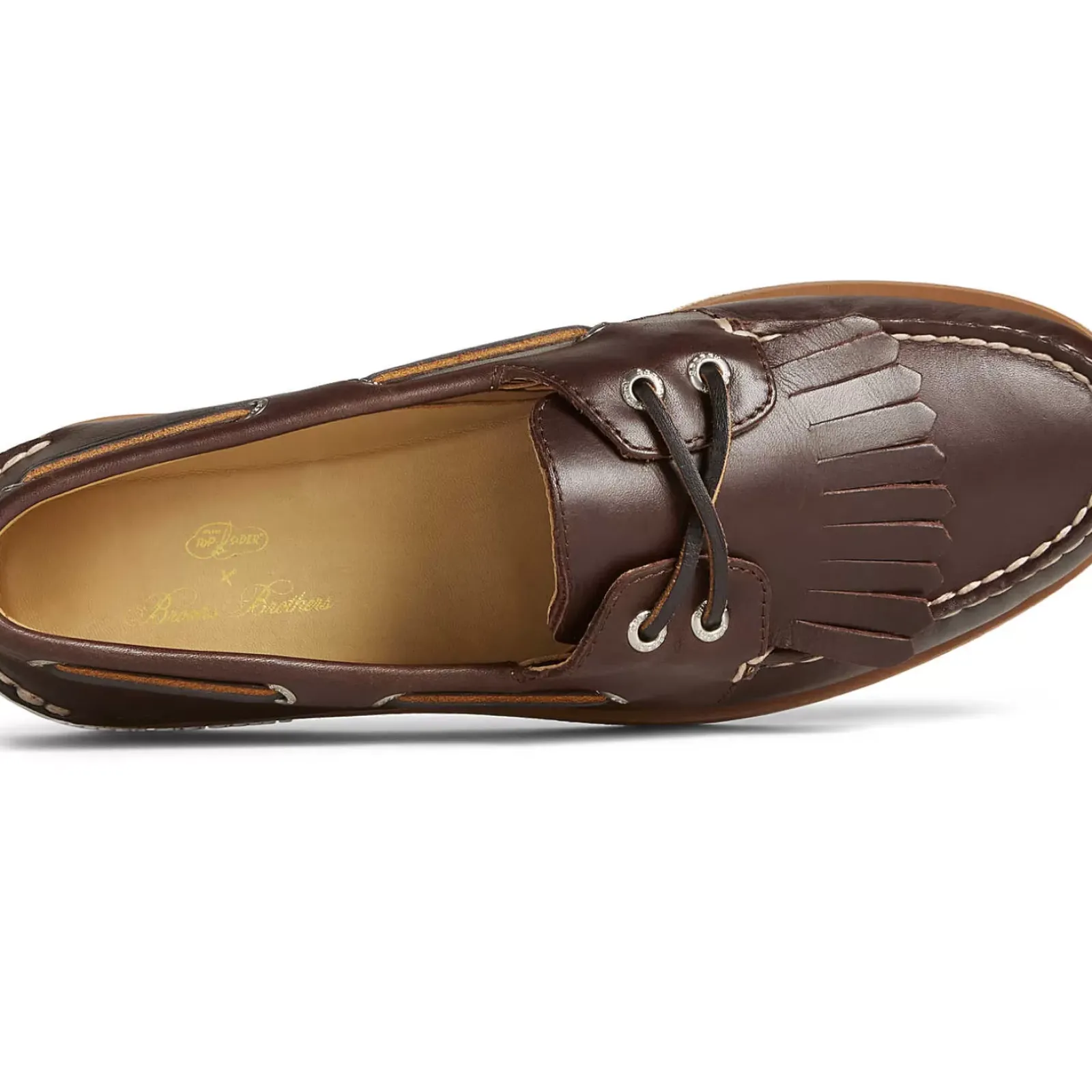 Authentic Original Boat Shoe|Sale^Sperry Men's x Brooks Brothers Authentic Original™ Kiltie Boat Shoe Classic Brown